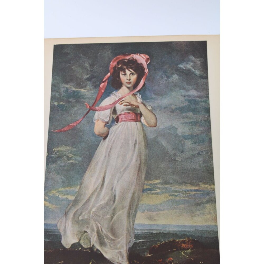 Pinkie Lawrence Early British School Print Vintage 94078